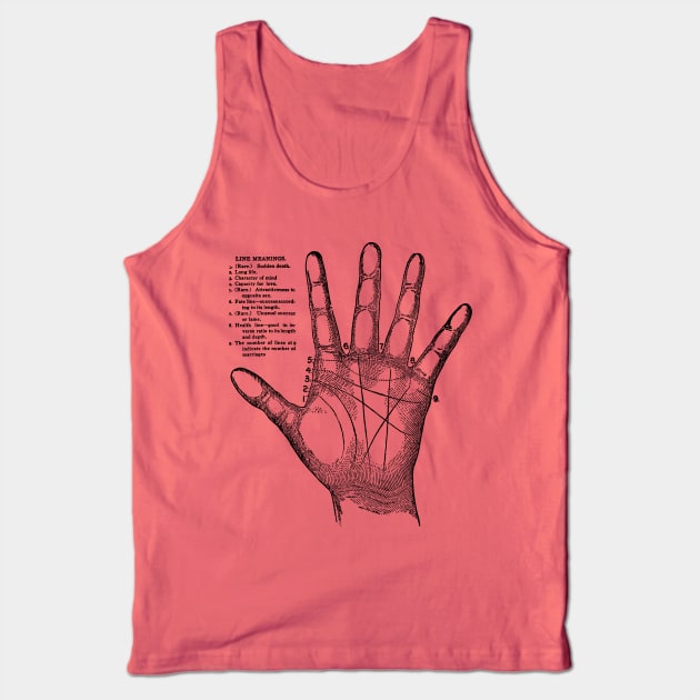 Read My Palm Tank Top by Leela